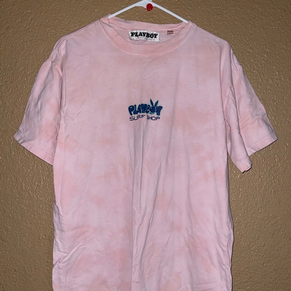 Pink Playboy Surf Shop T-Shirt - Picture 1 of 4